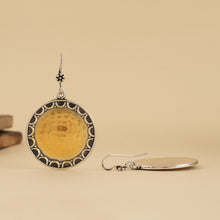 Load image into Gallery viewer, Dual Tone Fish Hook Earrings