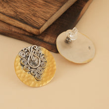 Load image into Gallery viewer, Dual Tone Versatile Carved Studs