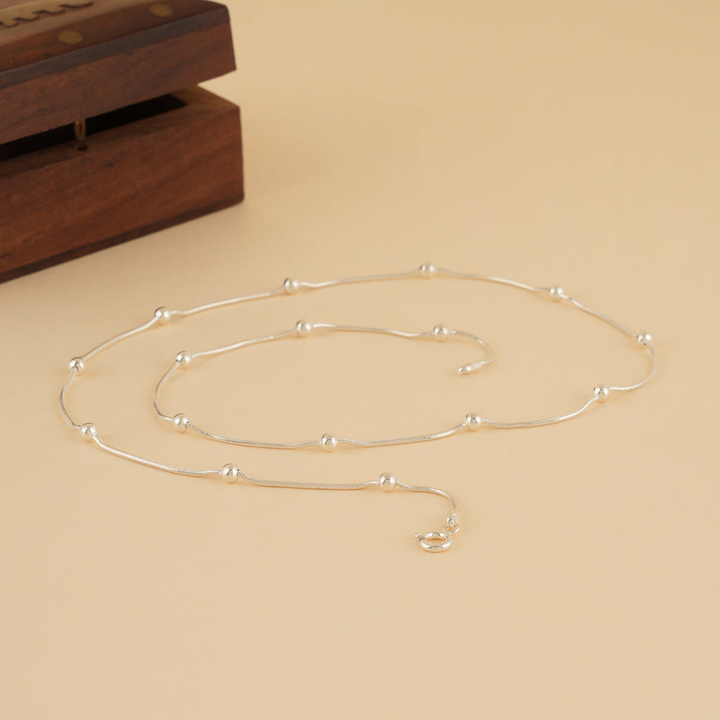 Silver Ball Chain | 19 Inches