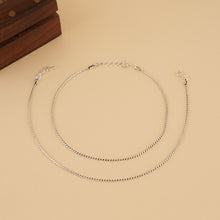 Load image into Gallery viewer, Silver Snake Chain Anklet (Single)