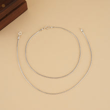 Load image into Gallery viewer, Silver Snake Chain Anklet (Single)