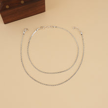 Load image into Gallery viewer, Silver Chain Anklet (Single)