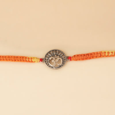 Silver OM Rakhi