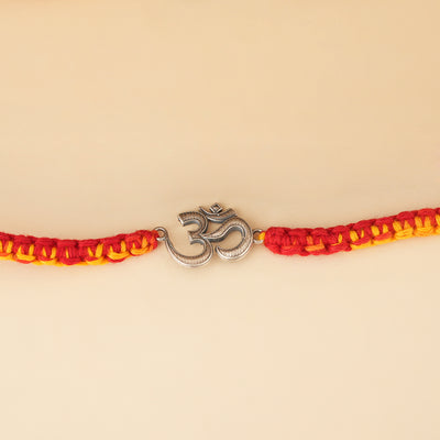 Silver OM Rakhi