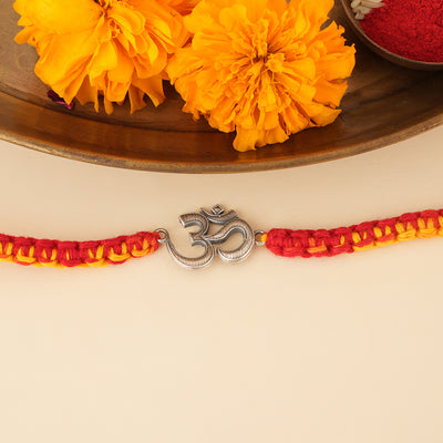 Silver OM Rakhi