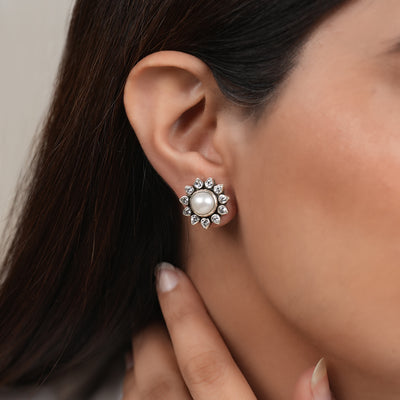 Pearl Bloom Studs