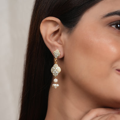 Goldplated Meenakari Earrings