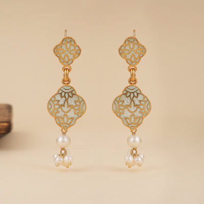 Goldplated Meenakari Earrings