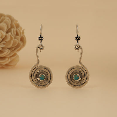 Boho Spiral Drop Earrings