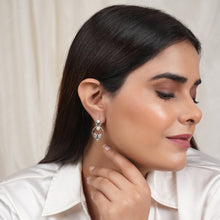 Load image into Gallery viewer, Chandrika Pearl &amp; Zircon Earrings