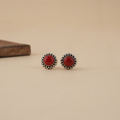 Classic Coral Studs