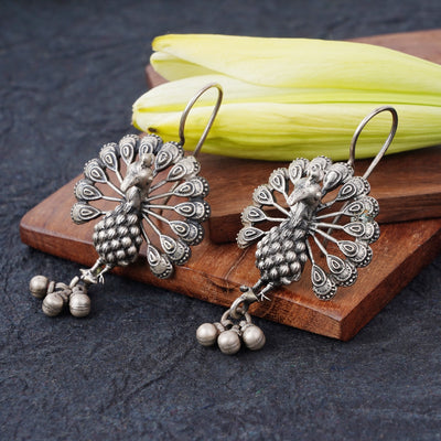 Dancing Peacock Earrings