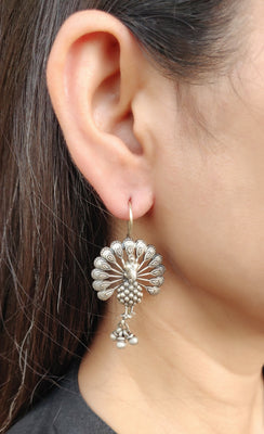 Dancing Peacock Earrings