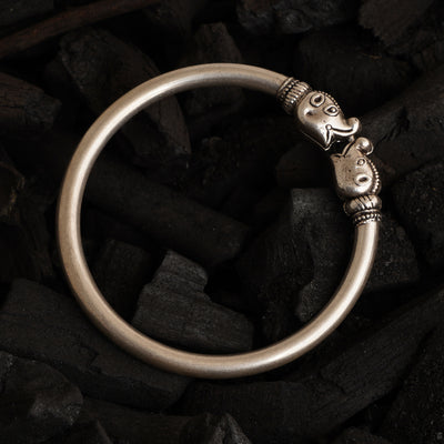 Silver Elephant Kada