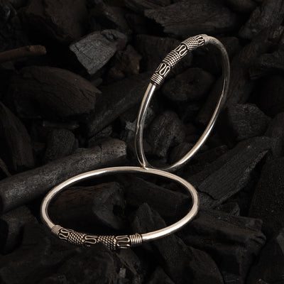 Everyday Silver Bangles (Single)