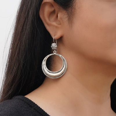 Silver Hoops