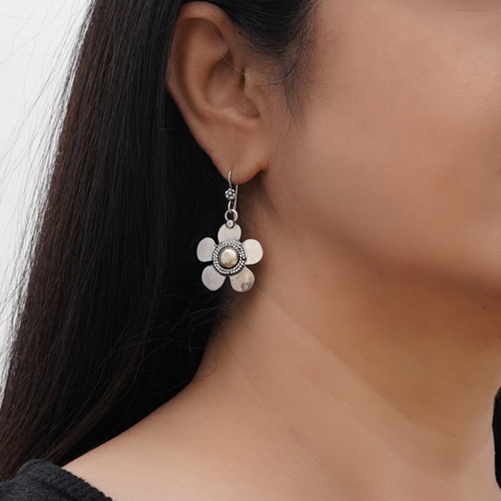 Silver Flower Hooks