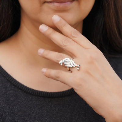 Silver Bird Ring