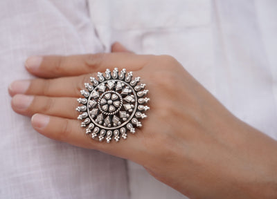 Tribal Silver Ring