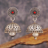 Tribal Silver Jhumkis