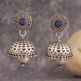 Tribal Silver Jhumkis