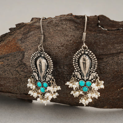 Silver Fish Earrings