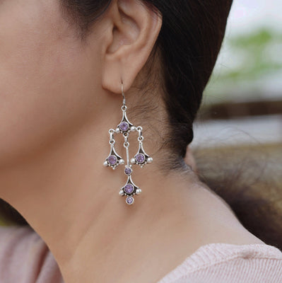 Silver Chandelier Earrings