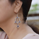 Silver Chandelier Earrings