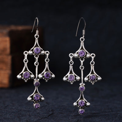 Silver Chandelier Earrings