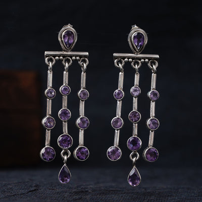 Silver Chandelier Earrings