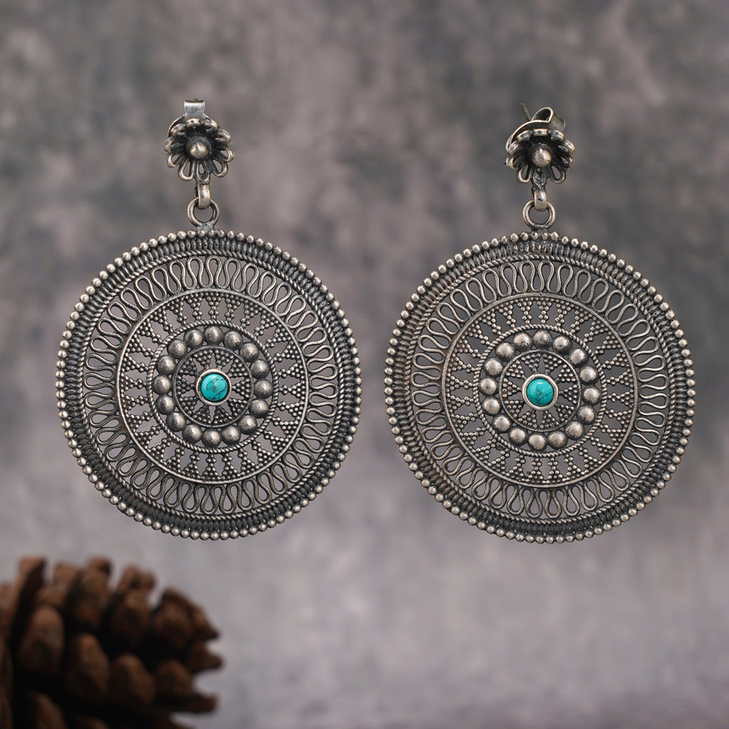 Filigree Silver Earrings