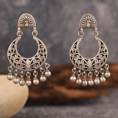 Statement Silver Chaand Baalis