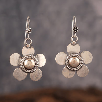 Silver Flower Hooks