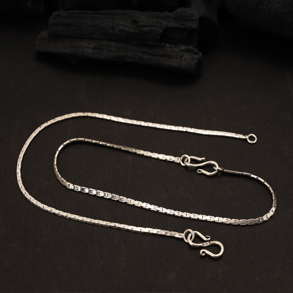 Silver Chain Anklet