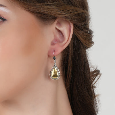 Dual Tone Silver Drops