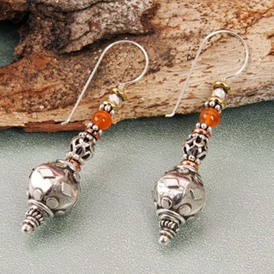 Embossed Silver Hooks