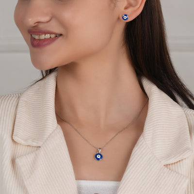 Evil Eye Pendant Set