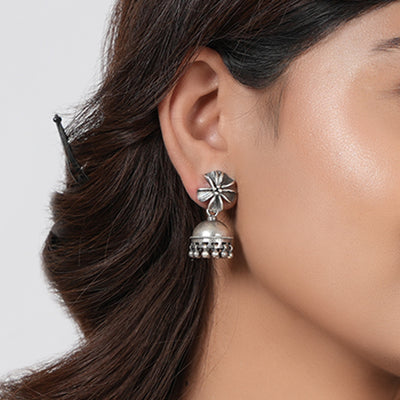 Flower Stud Jhumka