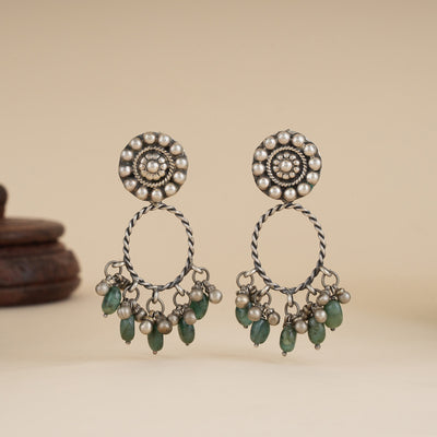 Gole Panna Silver Earring