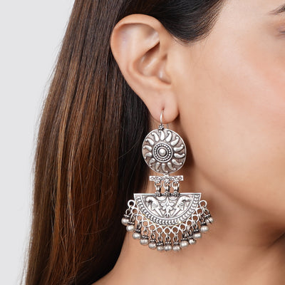 Mewad Parrot Silver Earrings