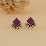 Dainty Moissanite & Zircon Studs