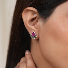 Load image into Gallery viewer, Dainty Moissanite &amp; Zircon Studs