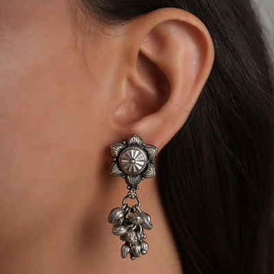 Nakashi Silver Flower Studs