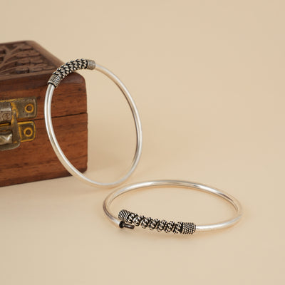 Everyday 925 Silver Openable Kada Bangle
