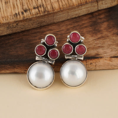Pearl Drop Studs