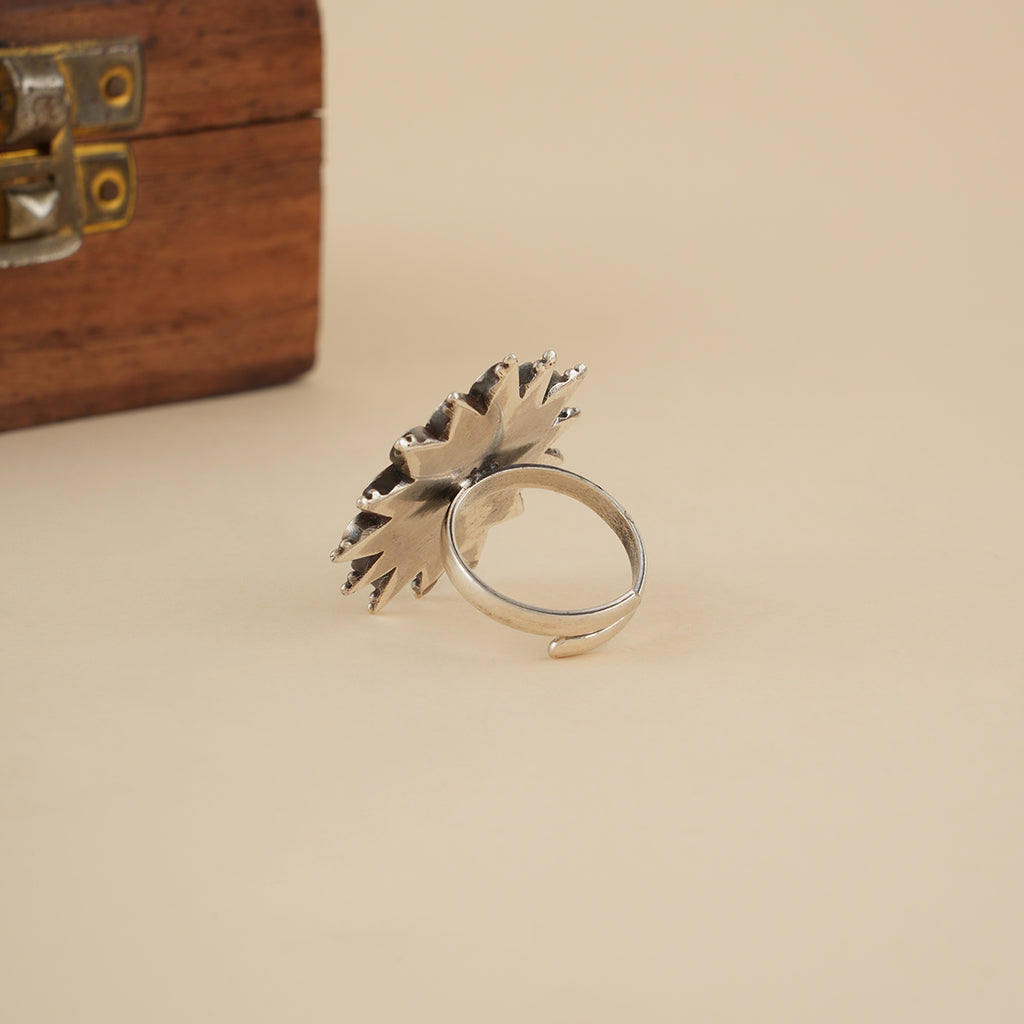 Mandala Turquoise Everyday Ring