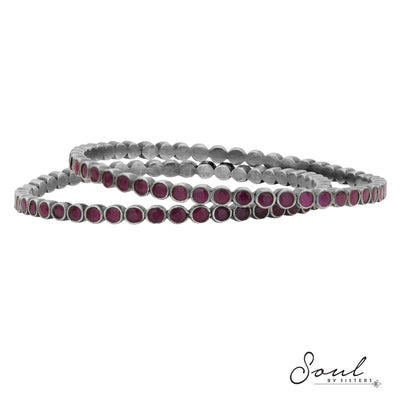 Ruby Temple Bangles (Single)