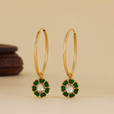 Shubharambh Goldplated Kundan Chaandbali
