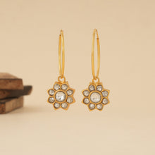 Load image into Gallery viewer, Shubharambh Goldplated Kundan Chaandbali
