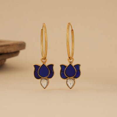 Shubharambh Goldplated Kundan Chaandbali